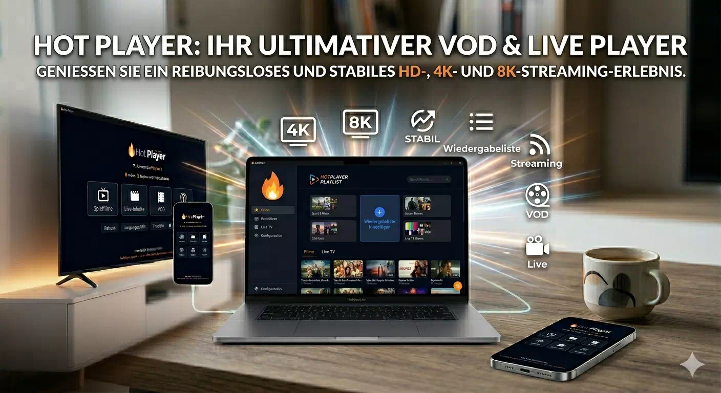 Beste Abo Playlist für HotPlayer – Beste Inhalte – Aktivierung des deutschen Abos